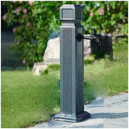 Stainless Steel Garden Water Tap - Square Design for Lawn & Patio Irrigation, Durable Courtyard Faucet, Outdoor Watering Solution for Gardens & Lawns