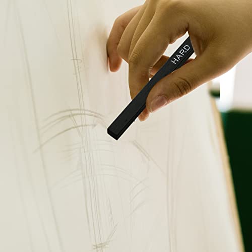 12 Pieces Graphite Material Sticks Square Compressed Charcoal Sticks Drawing Pencils Set for DIY Drawing Crafts, Sketching, Shading, Beginners and Artists - Image 6