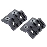 LEGEED Offset Light/Optic Picatinny Rail Mount, 3-Slot Black X2