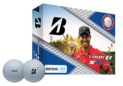 Bridgestone Tour B XS Tiger Woods Edition Golf Balls, Packaging may vary
