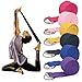 Bemonew 6Pcs Adjustable Yoga Straps D-Ring Buckle Non-Slip Stretch Band for Pilates & Workouts