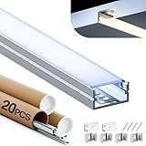 Profilé LED de 2 m: Ces profilés LED fabriqués en aluminium anodisé offrent des performances supérieures en matière de dissipation thermique, augmentant considérablement la durée de vie des rubans LED. Combinés à un profilé en aluminium, ils mettent en avant une solution d'éclairage écologique et économe en énergie.