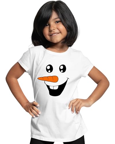 Go All Out Cute Snowman Face Funny Christmas Mens Toddler Women Youth T-Shirt2