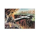 William Ressler Bridge to Heaven And Hell Canvas Art Poster And Wall Art Picture Print Modern Family Bedroom Decor Posters 12x18inch(30x45cm)