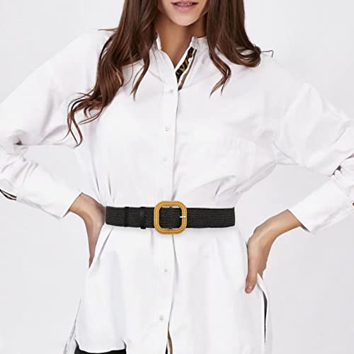 Utaly Elastic Braided Canvas Belts For Women Men Fashion Woven Stretch Braided Belts #TOP7