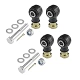 Caltric Two Sets Of Tie Rod End Kit Compatible with Polaris Sportsman 700 2002 2003 2004 2005 2006 2007 2008