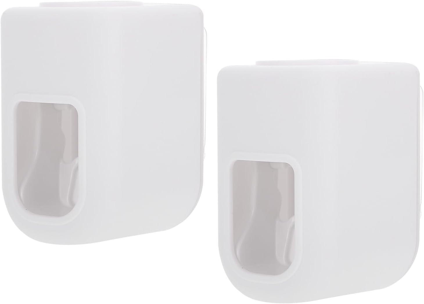 Beavorty Automatic Toothpaste Dispenser 2Pcs Small Multipurpose Toothpaste Squeezer Push-Button Design for Home Use
