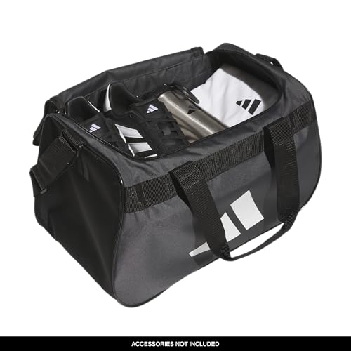 Image of adidas Power Gym Bag - Lightweight Small Duffel, Team Dark Grey /White /Black, OSFA