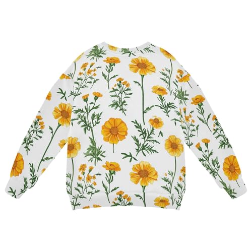 JUNZAN Safari Marigold White Little Boys Hoodie Sweatshirt Crewneck Tops Clothing Shirts Athletic 4T2