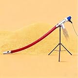 BEESOM Getreideabsaugung Maschine,Schneckenförderer Für Landwirtschaft, Tragbar Und Rot,Geräuscharmer Schlauch,Für Getreide,Pulver Und Kleine Partikel 2m