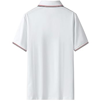 Amazon.com: Men Summer Polo Shirt Solid Cotton Elastic Slim