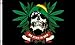 IRIE STATE OF MIND - Rasta Skull Marijuana 3'x5' Flag