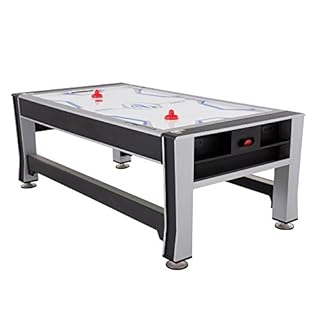 Triumph 3-in-1 Swivel Multi-Game Table – 84" Rotating Game Table with Air Hockey, Billiards & Table Tennis – Complete Accessory Set Included – Space-Saving Family Game Room Entertainment