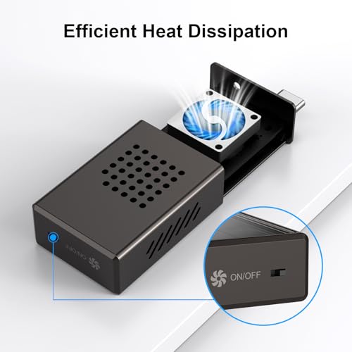 Enclosure M.2 NVMe SSD 2230 con Ventilador miniatura 4