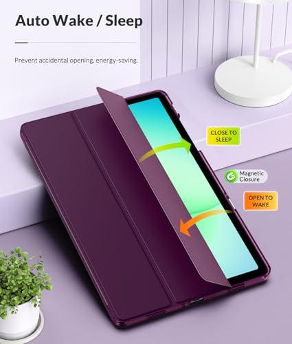 Image of MoKo Case for Samsung Galaxy Tab A11+ Plus 11 inch 2025, Dark Purple