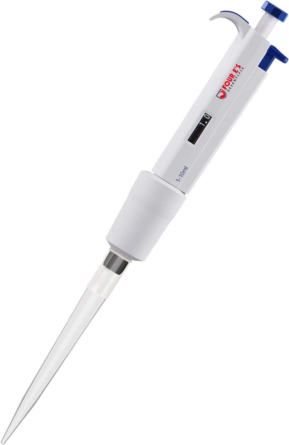 FOUR E'S SCIENTIFIC 1-10ml High-Accurate Single-Channel Manual Adjustable Variable Volume Pipettes
