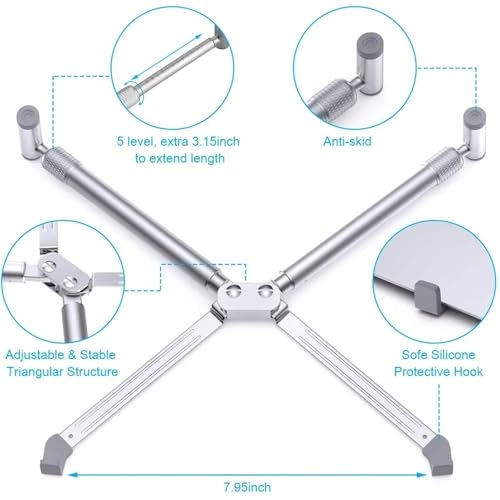 Soporte Universal Plegable de Aluminio para Laptop 12"-17" miniatura 2