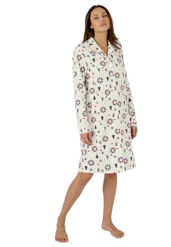 Damart - Liqueta de Franela, Mujer, multicolor, 34-36 (XS)