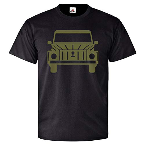 T-shirt militaire voiture ancienne Chariot type 181 BW de couleur noir 5XL