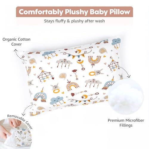 Image of A Cherry Soft Comfort Cushion for Toddlers (2+ Years) | Cotton Cover | Washable | Lightweight | Unisex