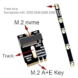 M.2 A i E WiFi Port PCIE 4.0 M KLUCZ NVME SSD Adapter, Obsługa Prędkości PCIE 4.0 dla NVME SSD, 2230 2240 2260 2280 M.2 Rozmiary Kart