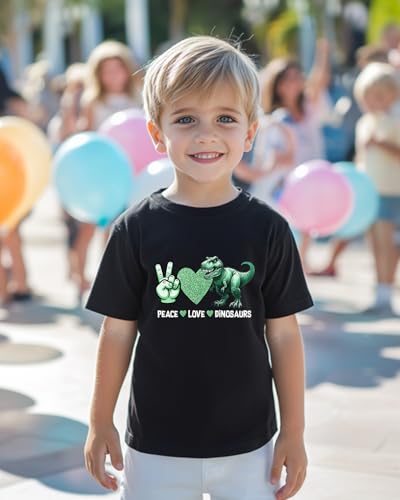 Toddler Dinosaur Shirts for Boys Gifts Little Kids Girls Dino Shirt Cartoon Graphic Tees T-Shirt Short Sleeve Clothes 2-8T3