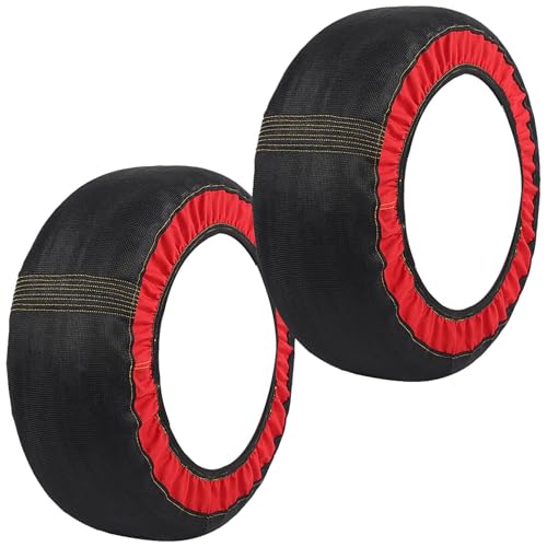 Neumático de nieve para nieve – 1200 g de repuesto de cadena de tracción cubierta de tela antideslizante para neumáticos de nieve portátil compacta para cadena | coches SUV camiones autocaravanas