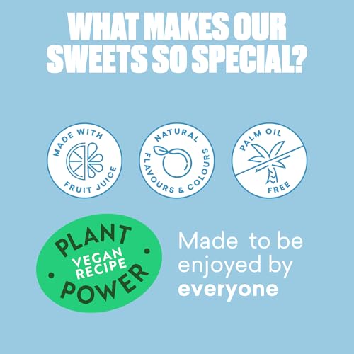 Candy Kittens Vegan Sweets – Wanderlust (140g Pack of 7) – Ideal Vegan Treats with No Nasties, Plant-Based Snacks Made with Real Fruit Juice, Perfect for Pick and Mix or Gift Box