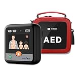Metrax myPAD Défibrillateur de premiers secours avec graphique LED pour les profanes et les professionnels avec décharge manuelle des chocs, Made in Germany