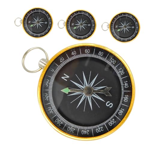 Set de 4 brújulas de supervivencia para camping miniatura 1