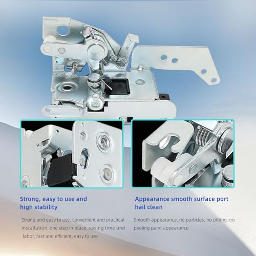 Image of Door Lock Latch Assy Compatible with Volvo Truck LH VN VNl VT 1993-2012 FM9 2001-2005 FM12 1998-2005 FH12 1993-2005 FH16 1993-2006 Replace 20588326 8143653 (Passenger Side)