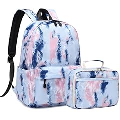 With Lunch Bag-tie Dye Blue