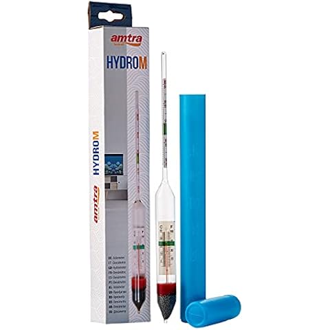 Amtra Densimetría con Termómetro y Vidrio Cover