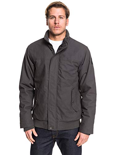 Quiksilver Brooks Full Zip Blouson Homme Noir (Tarmac KTA0) Small