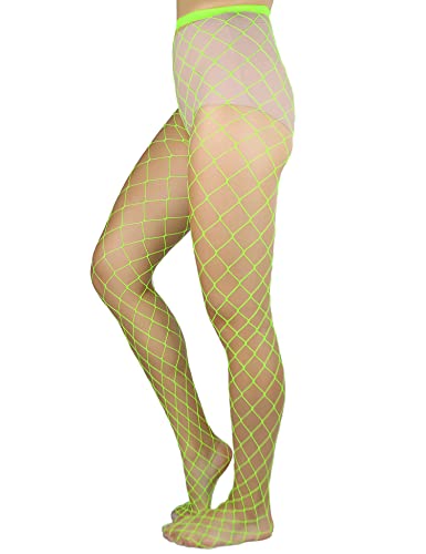 Image of Lastclream High Waisted Fishnet Tights for Women Sexy Fishnets Stockings Full Footed Fishnet Sheer Pantyhose Plus Size