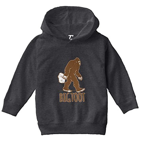 Big Toot - Big Foot Sasquatch Fart Funny Toddler/Youth Fleece Hoodie2