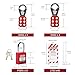 HiLKCO Lockout Tagout Station with Lockable Cover,Lock Out Tag Out Kits Electrical Storage Panel Set Industrial Grade with 1 Loto Station Board,14 Padlocks, 6 Lockout Hasps, 40 Tags,40 Ties,2 Pens