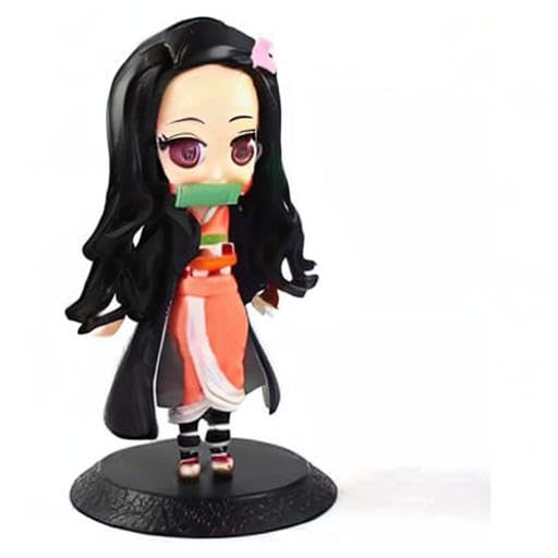Image of Demon Slayer Kimetsu no Yaiba 6 inch in Action Figure| Lightweight Attractive Durable Toy Figures for Home Decors Office Desk and Study Table - Nezuko Kamado