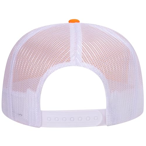 Image of OTTO Polyester Foam Front 5 Panel High Crown Mesh Back Trucker Hats in 97, Bulk, Wholesale