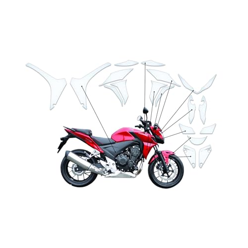Film PPF Honda CB CBR 500 F anti-rayures protection peinture moto invisible
