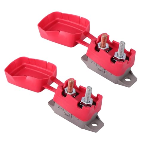Disyuntor automático de reinicio con funda para vehículos eléctricos de 12V y sistemas náuticos