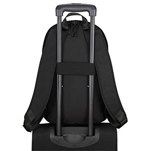 Mochila negra Johnny Urban Milo impermeable con compartimento portátil 5