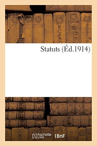 Statuts (Sciences Sociales) (French Edition)
