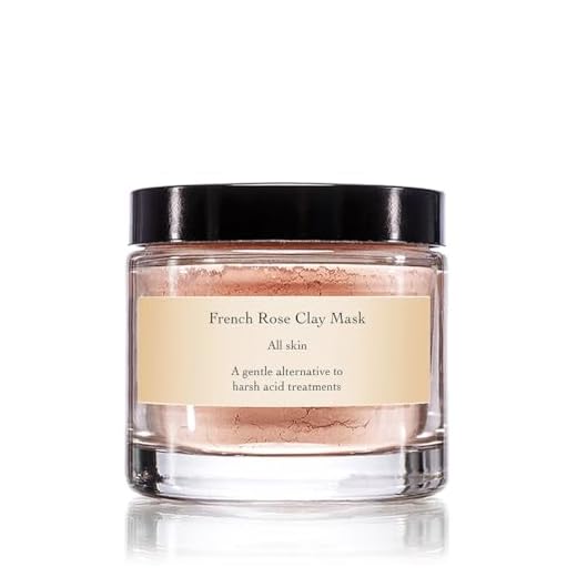 evanhealy French Rose Clay Face Mask | Exfoliating for Sensitive Skin Face Mask | Pore Minimizer Pink Clay Mask | Cleansing Rhassoul Clay