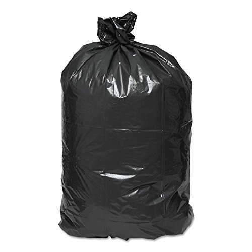 Image of Earthsense Commercial RNW5820 Recycled Can Liners, 55-60gal, 2mil, 38 x 58, Black (Case of 100)