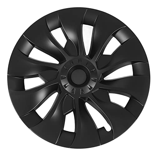 Enjoliveur de roue pour protéger vos jantes des rayures de trottoir avec ABS noir mat