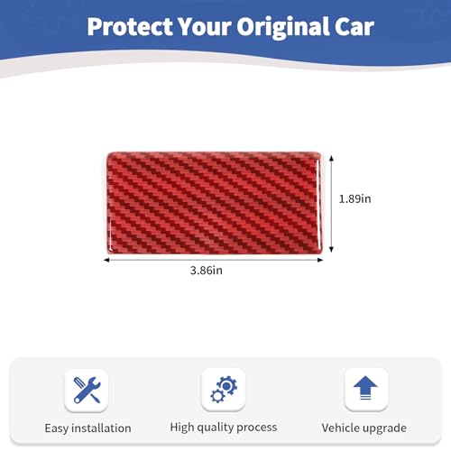 Accesorio Interior Rojo Carbono miniatura 6