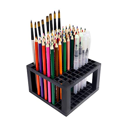 Amazon | 96穴ペンスタンド 筆たて 水チョーク、鉛筆、ブラシを収納