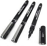 Das Set enthält 3 schwarze Stifte mit einer 0,03 mm-Federgröße.