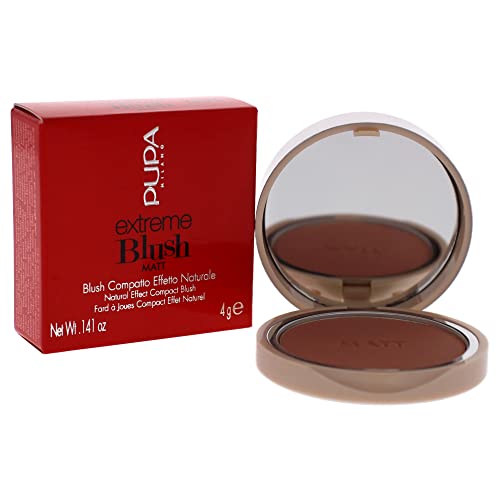 Pupa Milano Extreme Blush Matt - 005 Rosa Marrone Per Le Donne 4.0 Oz Blush - 3